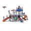 Preschool kids funny playing outdoor plastic toys playground equipment