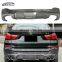 X4 F26 M Sport 3D Style High Quality Carbon Fiber Rear Diffuser Rear Bumper Lip Rear Splitter  For BMW F26 X4