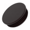 19mm 25mm 90mm 150mm Black Plastic Round Blanking Tube Pipe Insert raptor Rear Bumper End Caps