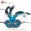 wholesale plain masquerade mask carnival feather mask
