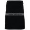 Scottish Solid Black Scottish Casual Kilt Made Of Fine Quality Tartan Material