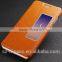 Factory price flip smart Genuine leather case for huawei honor 6