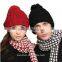 Wholesale Fashion Custom Acrylic and Wool Winter Knitted Beanie Hat
