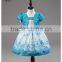 fashion children embroidery tutu dresses for kids 100-140cm 5 size kids tutu dress