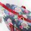 Eco-friendly canvas tote bag with zipper for home textile packing