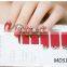 New Arrival 2016 Fashion Adhesive Full Nail Wraps nail stickers 14 tips