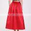 Elegant Ladies Women Retro Ponte Midi A-Line Pleated Swing Skirt