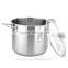 LOW MOQ Stainless Steel Restaurant Commercial Casserole&2016 chuangsheng double wall stainless steel cookware                        
                                                Quality Choice
