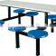 Metal frame dining room table and chairs