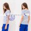 2015 China supplier custom fashion women yarn dyed t shirt wholesale