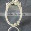 Vintage chic small iron standing table decorative mirrors