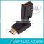 Rotable 360 degree Swivel HDMI Male -Female adapter