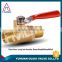 manufacture in China double male BSP nutsd and PPR thread connection GAS valve