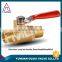 1/4 inch gas valve with brass body for gas soleniod nipple NPT threaded connection with brass gas valve