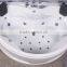 2016 Pure acrylic Hotel design bathtub with whirlpool air bubble jets