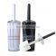 Classic England grid design plastic toilet brush set