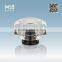 high quality transparent surlyn perfume cap with black collar