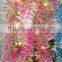 factory direct sale artificial hanging vine foliage with led light lighting rattan for Christmas lighting