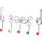 New Design Plastic Balls Iron Chrome Plated Metal Hooks Over the Door Hanger