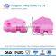 Hot sale eco-friendly lovely animal shape silicone cake pan