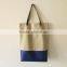 large canvas tote bag leather handle for ladies