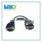 20cm 2 female to 1 male y splitter VGA cable