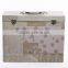 Tin Box with one handle and two lock tool Storage tin box packing tin box