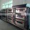 Advanced 3 layers 6 trays electric wire heating oven for bakery