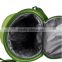 Hot Sell Double Zipper Round Oxford Insulated Shoulder Cooler Bag Green