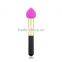 New colorful silver Ferrule facial makeup brush set