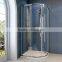 Aluminum Frame Round Plastic Sliding Door Shower Enclosures
