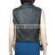 Real leather women rabbit fur vest, top quality from china factory KZ150118