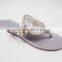 2016 Decorative PVC Fashion Flats Slippers for Women