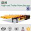 Widely used and high quality 3 axle 20ft /40ft flatbed container semi trailer /20ft /40ft flatbed container semi-trailer