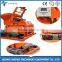 0.5m3 Small electric twin shaft concrete mixer trailer and pump