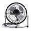 Quietness table desk fan USB metal mini fans