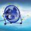 4 inch 2300 RPM usb personal metal hand cooler fan with full metal gill and aluminun blades