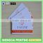 Hot sale CNYK PVC business card in guangzhou