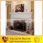Customized hot sale good quality white fireplace