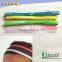Reflective elastic sports headbands with non slip rubber