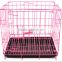 2016 dog transport kennel folding metal mesh dog cage