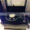 retro wooden USB turntable player with built in speaker