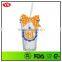 Wholesale Bpa Free Plastic 16oz Double Wall Mug With Straw