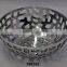 Home Decoration Aluminium Metal Perforated Fruit Dish Nut Dish Set