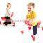 Children's smiling face four-wheel balanced walkers