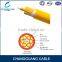 10 core single mode stranded GJBFJV FRP indoor Tight buffer fiber optical cable
