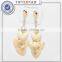 Star Jewerly Nice Gold Sliver Korean Crystal Stud Earrings Fashion Women Earrings Gold Plated