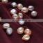 12-14mm AAA large size double side smooth flat nugget loose pearl