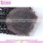Hot selling afro kinky curly cheap bohemian human hair lace closure with baby hair virgin brazilian remy hair full lace closure