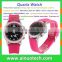 IP67 water resistant watch LED long standby bluetooth vibration smart wrist watch slim stone quartz watch